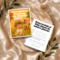 Chévereh "Nuestro Jibarito" Baby Shower Bundle printable digital set with invitation and details card featuring a baby in a straw hat.
